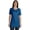 Blue, variant on Plain Basic Tshirt Long Length Tee Short Sleeve Workout Top For Women