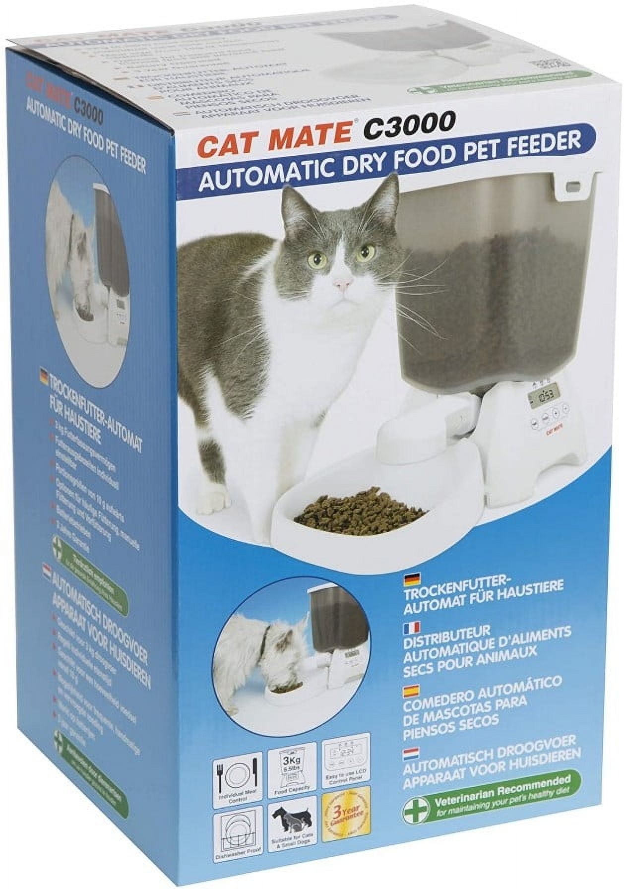 Cat Mate Automatic Dry Pet Food Feeder C3000 photo 2