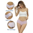 thumbnail image 2 of GaaiKei Women's Seamless Bikini Underwear No Show Briefs Panties 6 Pack, Multicolor, Size 5, 2 of 7