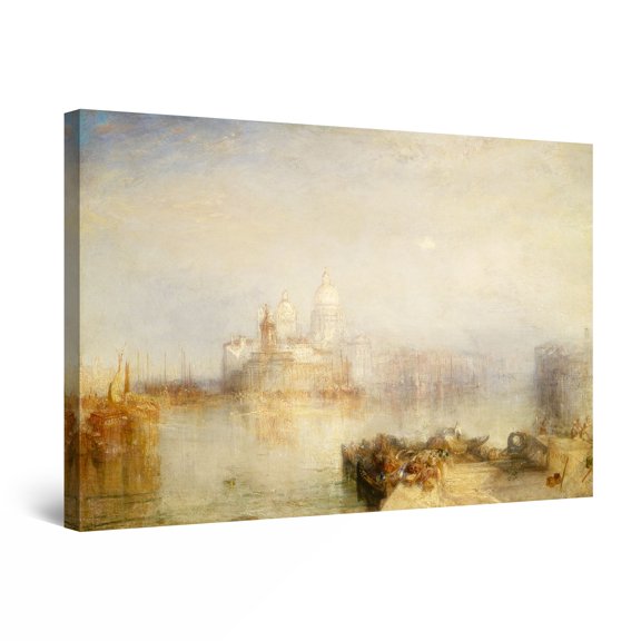 Startonight Canvas Wall Art Old Istanbul Downtown Painting Sophia, Framed 24" x 36" 