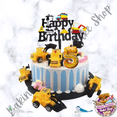 thumbnail image 2 of Construction Happy Birthday Cake Topper*, 2 of 2