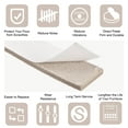 thumbnail image 4 of Unique Bargains 1 Inch x 4.9 Feet Self-Stick Felt Furniture Strip Roll Beige, 4 of 5