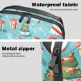 thumbnail image 4 of Christmas Hard Drive Bags Travel Case Charging Cord Organizer - Oxford Cloth Waterproof Electronics Digital Accessories Pouch with Organizer Charger Station - 5.9x9.44x3.14 in, 4 of 6