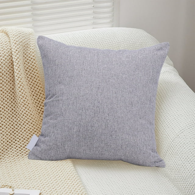 ABPWLY Linen Pillow Cushion Sofa Cushion Living Room Office Modern Large Backrest BedSide Lumbar Pillow Clearance Firm Pillow Canada Days Pillow Big Pillows for Bed