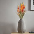 thumbnail image 6 of 35cm Artificial Lavender & Monkey Grass Bouquet - Yellow Faux Grass with Flowers, UV Resistant Fake Plants for Outdoor Planters, Garden, Patio & Indoor Home Decor, 6 of 9