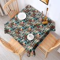 thumbnail image 2 of Multicolor Bigfoot and Text Pattern Square Tablecloth,Waterproof Square Table Cover,Wipeable Spillproof Washable Table Cover for Home Kitchen Party Decor 42"X42"(107x107cm), 2 of 6