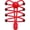 Bold Red, variant on Bread Elastic No-Tie Shoelaces, Stretch Durable Slip-on Laces for Sneakers and Boots, Kids and Adults