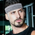 thumbnail image 4 of 8 diademas de entrenamiento para mujeres y hombres, antideslizantes, diademas deportivas, bandas elásticas para el pelo, para yoga, correr, deportes, viajes en interiores, 4 of 5