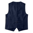 thumbnail image 4 of European And Solid Color Traditional Vest Men's Casual Loose Comfortable Festival Vest Jacket, 4 of 4