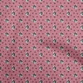 thumbnail image 1 of oneOone Viscose Jersey Pink Fabric Bull Craft Projects Decor Fabric Printed By The Yard 60 Inch Wide, 1 of 5
