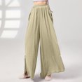 thumbnail image 5 of Utoimkio Women's Wide Leg Flowy Pants Summer Casual Loose High Waisted Lounge Pants for Women, 5 of 5