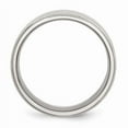 thumbnail image 2 of Stainless Steel Polished With Brushed Center 8mm Ridged Edge Band (Size 13) Made In China sr34-13, 2 of 4