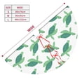 thumbnail image 3 of Sikiie Sea Turtle 30-48 inches {designName} Print Christmas Tree Skirt Snowman Xmas Tree Skirt with Edge Christmas Decorations for Holiday Party30", 3 of 7