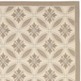 thumbnail image 5 of Safavieh Courtyard Rose Geometric Indoor/Outdoor Area Rug, Beige/Dark Beige, 5'3" x 7'7", 5 of 7
