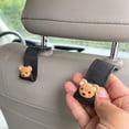 thumbnail image 3 of MaPctSy Cute Car Seat Headrest Hook, 2pcs Universal Vehicle Hanger, 3 of 4