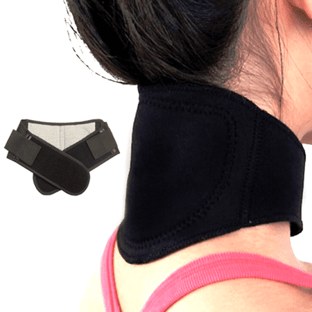 Neck Brace - Cervical Collar - Adjustable Soft Support Collar Can Be Used During Sleep - Wraps Aligns & Stabilizes Vertebrae - Relieves Pain & Pressure in (Best Way To Sleep With Neck Pain)