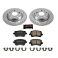 thumbnail image 3 of PowerStop Rear Z23 Evolution Sport Carbon-Fiber Ceramic Brake Pad and Drilled & Slotted Rotor Kit Fits: VOLKSWAGEN Select Models K5662, 3 of 10