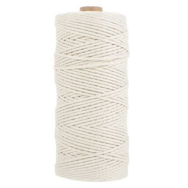 Bakers Twine 2mm Cooking Gift Bread Line Crochet Hook Cotton Cord Casing for Sausage Making Meat Net Rope White
