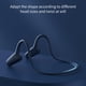 thumbnail image 2 of Auricular Bluetooth De Conducción Ósea Usb Recargable Auricular Inalámbrico Bluetooth 5.0 Con Micrófono Llamadas Manos Libres Para El Hogar Dormitorio Oficina Azul Serendint EL013935-01, 2 of 4