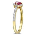 thumbnail image 3 of Everly Women's Ruby 14k Yellow Gold Ring, 3 of 6