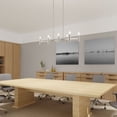 thumbnail image 2 of Livex Lighting - Copenhagen - 8 Light Linear Chandelier in Mid Century Modern, 2 of 11