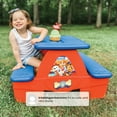 PAW Patrol Picnic Table with Block Baseplate & Cupholders