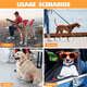 thumbnail image 5 of Zapatos transpirables para perros para pavimento caliente, botas para perros resistentes al calor con cinta reflectante MFZFUKR CPB-DE-LYY2013-5, 5 of 5