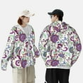 thumbnail image 5 of Fotbe Fairy Flower Men's Women's UPF 50+ Sun Protection Jacket Hooded Cooling Shirt with Pockets Hiking Outdoor Performance-XX-Large, 5 of 8