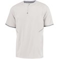 thumbnail image 1 of Adult Short Sleeve Pullover, White & Stealth - Small, 1 of 1