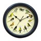 thumbnail image 5 of Reloj de pared con pájaro cantor, reloj melódico multiusos, funciona con pilas. Negro 32cm, 5 of 9