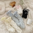 thumbnail image 2 of Dalrosia Womens Fuzzy Socks Fluffy Warm Slipper Winter Comfy Thermal Cozy Plush Sleep Home Cabin Socks, 2 of 5