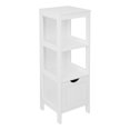 thumbnail image 2 of Era Spazio Bath Storage Tower Organizer, White, 2 of 5
