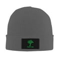 thumbnail image 2 of ZICANCN Knit Beanie Hat-Plant Tree Nature Winter Cap Soft Warm Classic Hats for Men Women Forest Landscape Green Sky, 2 of 8