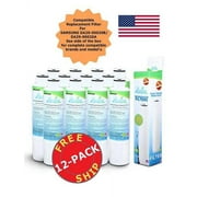 ZUMA Brand , Water and Ice Filter , Model # OPFS3-RF300 , Compatible with Samsung® 04609101000 - 12 Pack - Made in U.S.A.