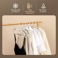 thumbnail image 5 of Non-slip Hangers, Plastic, Thickened Wide Shoulder Design, Enlarged Drying Rack, for All Kinds of Clothes, Wet or Dry Use, 10-pack, Gray, by FAJHHA, 5 of 8