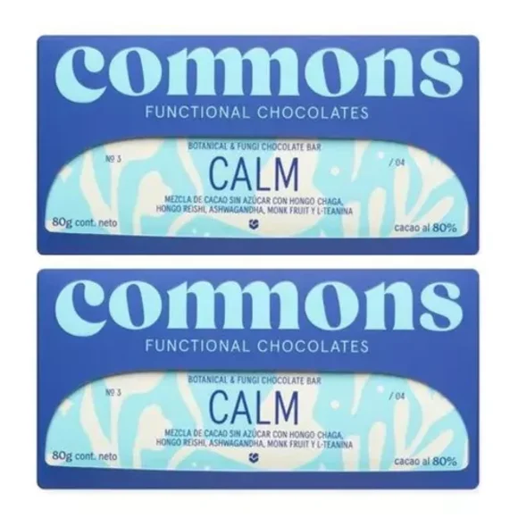2 Pack Chocolate Mexicano Con Adaptógenos Calm 160g Premium