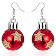 thumbnail image 1 of Pendientes navideños para mujer, con diamantes de imitación, colgantes de Papá Noel, hipoalergénicos, bonitos, joyas navideñas, 1 of 6