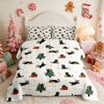 thumbnail image 2 of Manfei Pine King Size Comforter Sets Holiday Comforters King Size, Peach Pink 3pcs 1 Comforter and 2 Pillowcases, Xmas Reversible, 2 of 6