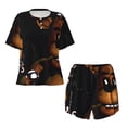 thumbnail image 4 of Lsque Five Nights At Freddy'S Women's Short-Sleeved Pajama Set - 2 Piece Soft and Lightweight Sleepwear Set-Small, 4 of 9
