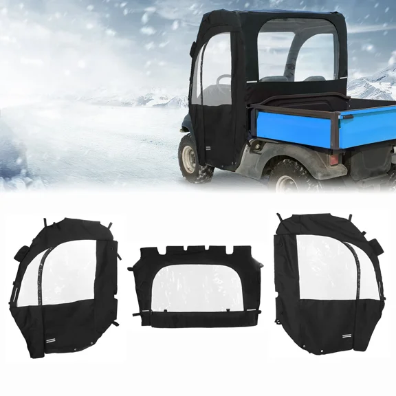Kojem Soft Cab Enclosure Doors & Rear Window for 2008-2021 Kubota RTV400/450/500/520