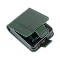 thumbnail image 4 of Case for Samsung Galaxy Z Flip 5, Classic PU Leather Card Slots Magnetic Closure Vintage Shockproof Protective Business Case for Women Men for Samsung Galaxy Z Flip 5 - Darkgreen, 4 of 9