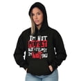 thumbnail image 4 of I'm Not Perfect Funny Insulting Hoodie Sweatshirt Women Men Brisco Brands M, 4 of 5