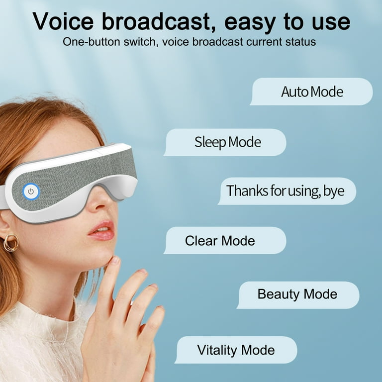 3D Eye Beauty Massage Device Heat Heating Intelligent Bluetooth