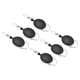 thumbnail image 1 of Retractor de pesca, paquete de 6 accesorios para pesca con hebilla de rotación de 360 grados, negro, 1 of 5