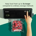 thumbnail image 3 of FoodSaver Vacuum Sealer Bags, 1 Quart Precut Bags (44 Count) & Plastic Jar Sealer for Vacuum Sealer Food Storage with Accessory Hose for Regular and Wide Mouth Mason Jars, White, 3 of 3