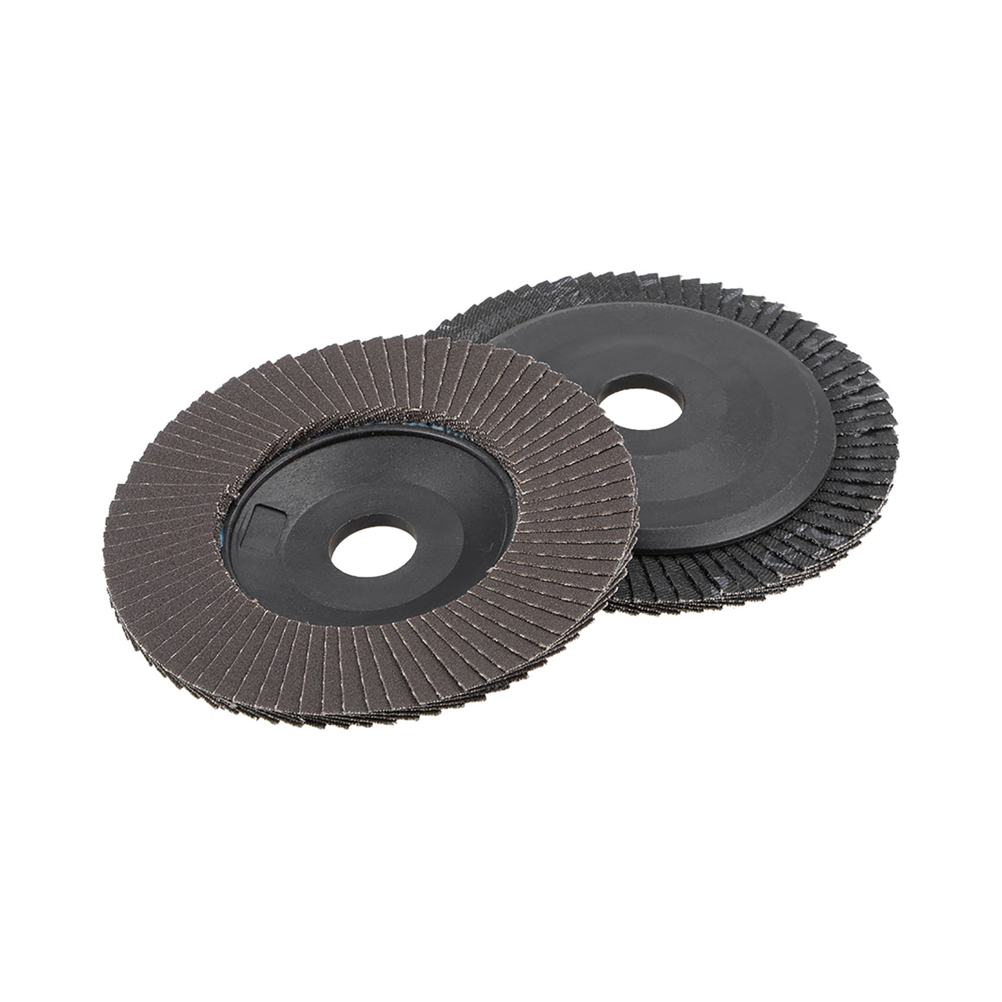 sourcing map Flap Disc 320-grits 4 x 5/8 Abrasive Grinding Wheel Flap Sanding Disc Aluminum Oxide 5pcs