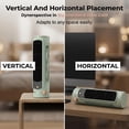thumbnail image 5 of Portable Tower Fan, Breezamax Desktop Fan, Windowless Personal Fan 3 Speeds Personal Air Cooler Fan with Cool Air Spray, Quiet Operation & USB Rechargeable, 5 of 8