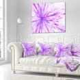 thumbnail image 3 of Designart Purple Flash of Supernova - Abstract Throw Pillow - 18x18, 3 of 5