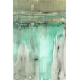 thumbnail image 2 of Goldberger, Jennifer 23x32 Gold Ornate Wood Framed with Double Matting Museum Art Print Titled - Verde Horizon II, 2 of 4