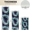 thumbnail image 4 of Blue Green Gold Marble Pattern Kitchen Rugs Sets Of 3,Kitchen Runner Rugs Non Skid Washable,Decorative Kitchen Floor Mats for Kitchen,Sink,Laundry,17"x30"+ 17"x47" + 17"x59", 4 of 6